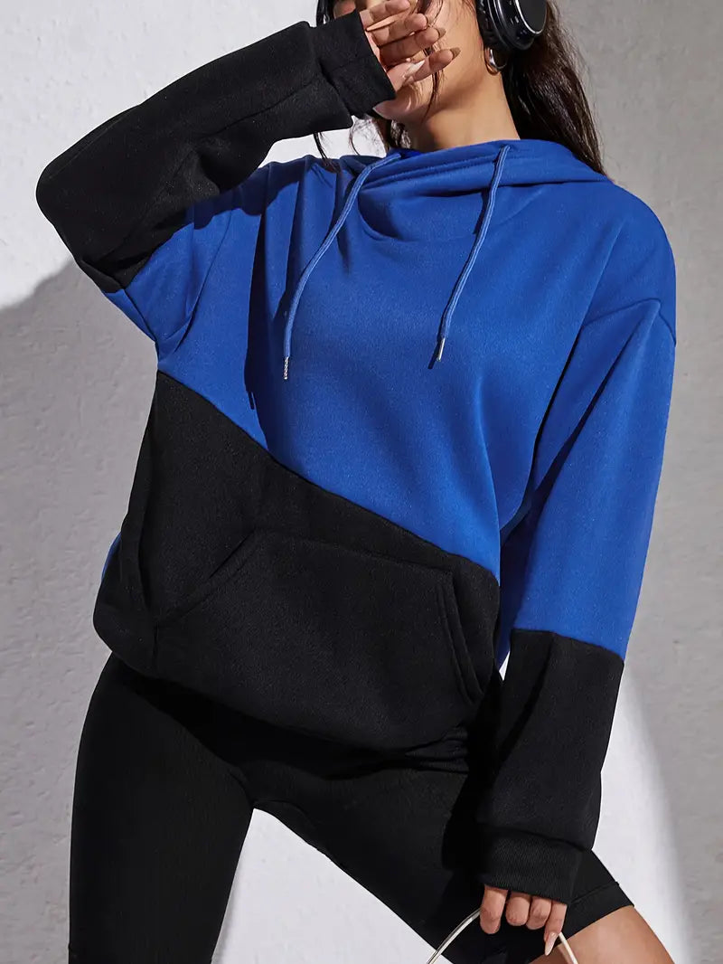 Zuleika - Trendy Kleurblokken Hoodie voor Dames