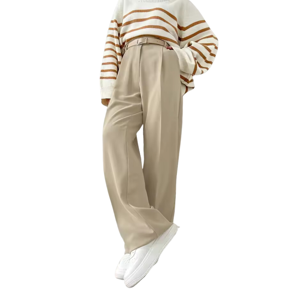 Stacey | Dames Werk Broek | Hoog getailleerde