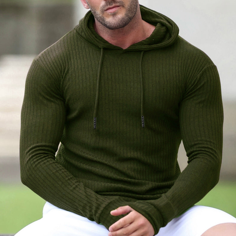 Kaj - Waffle-Structuur Hoodie voor Heren
