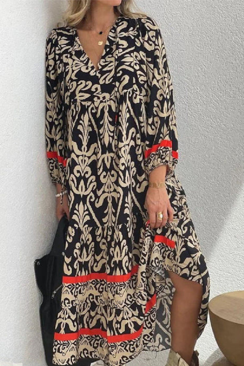 Tamara - Stijlvolle lange mouwen jurk