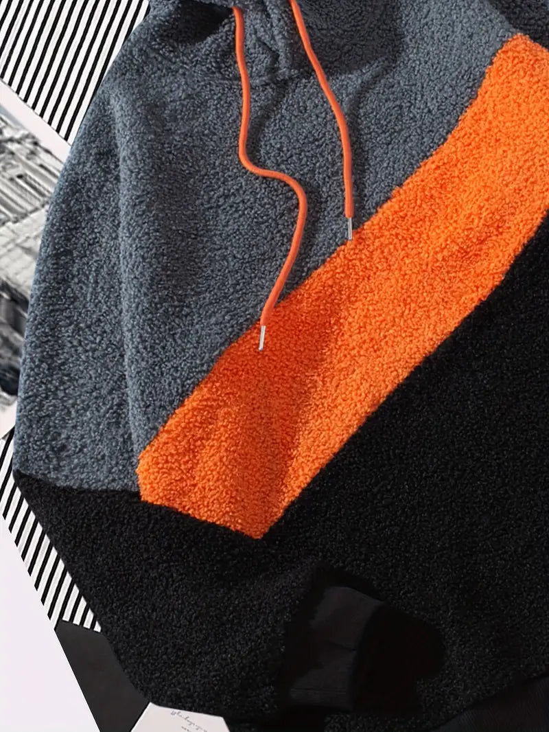 Immanuel - Modieuze kleurblok hoodie voor heren
