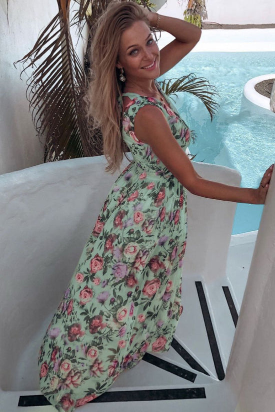 Elin- Luchtige mouwloze zomerjurk