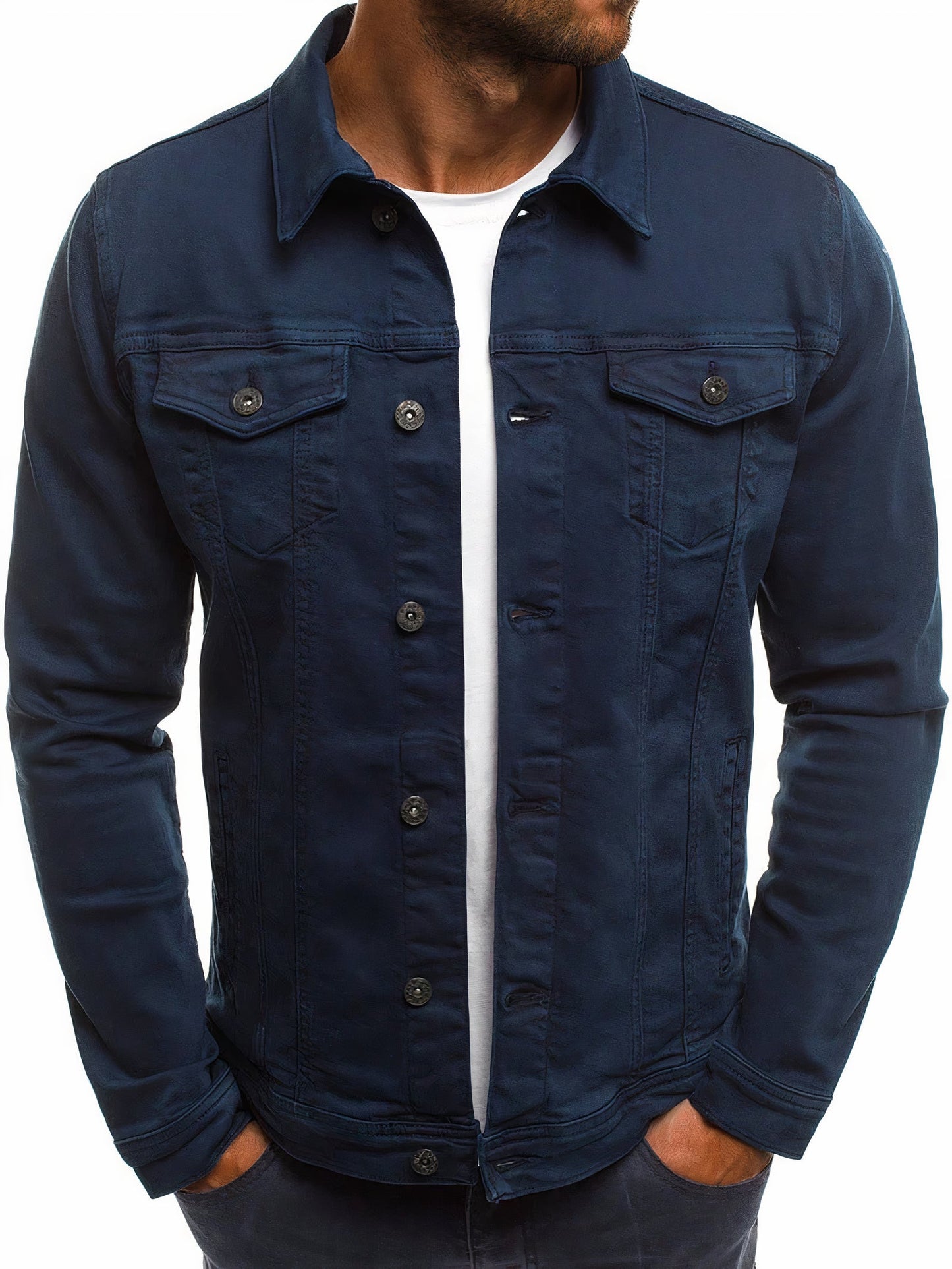 Carter - Trendy Denim Jack voor Mannen