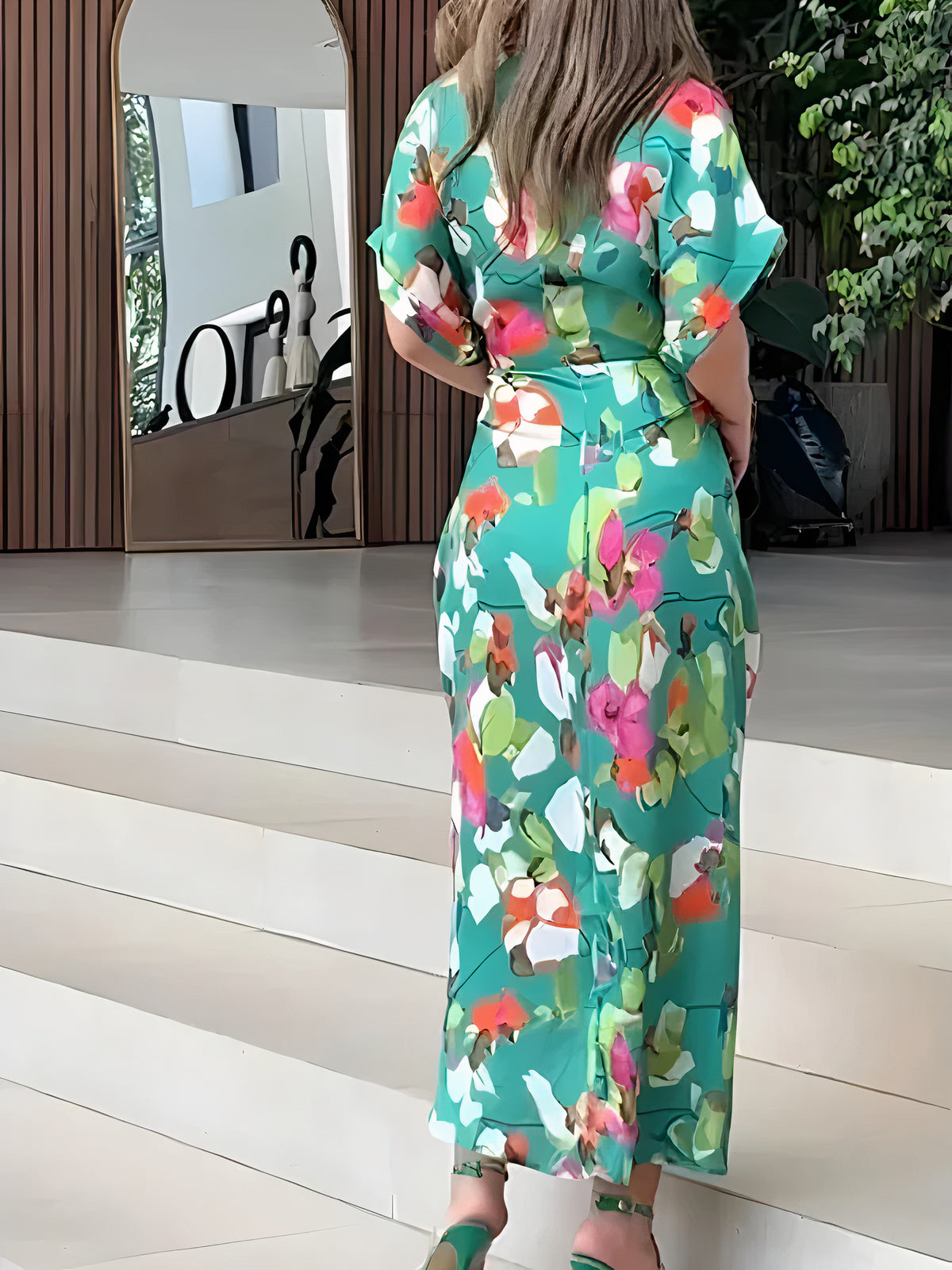 Gerarda - Bloemenjurk met Tijdloze Charme