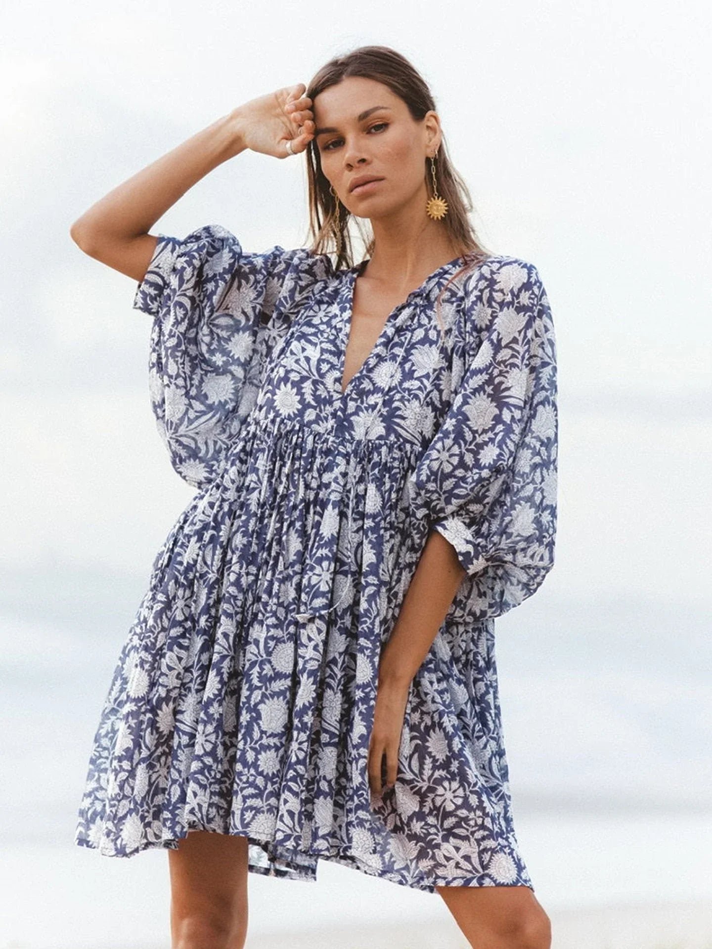 Rozemarijn - Boho Mini Jurk voor Dames