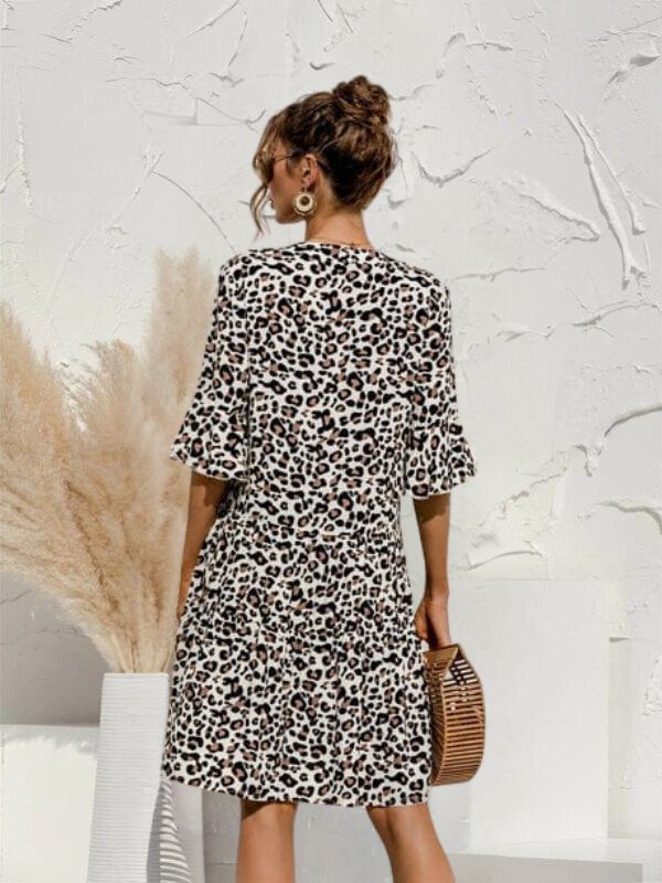 Dorette - Elegante damesjurk met trendy print