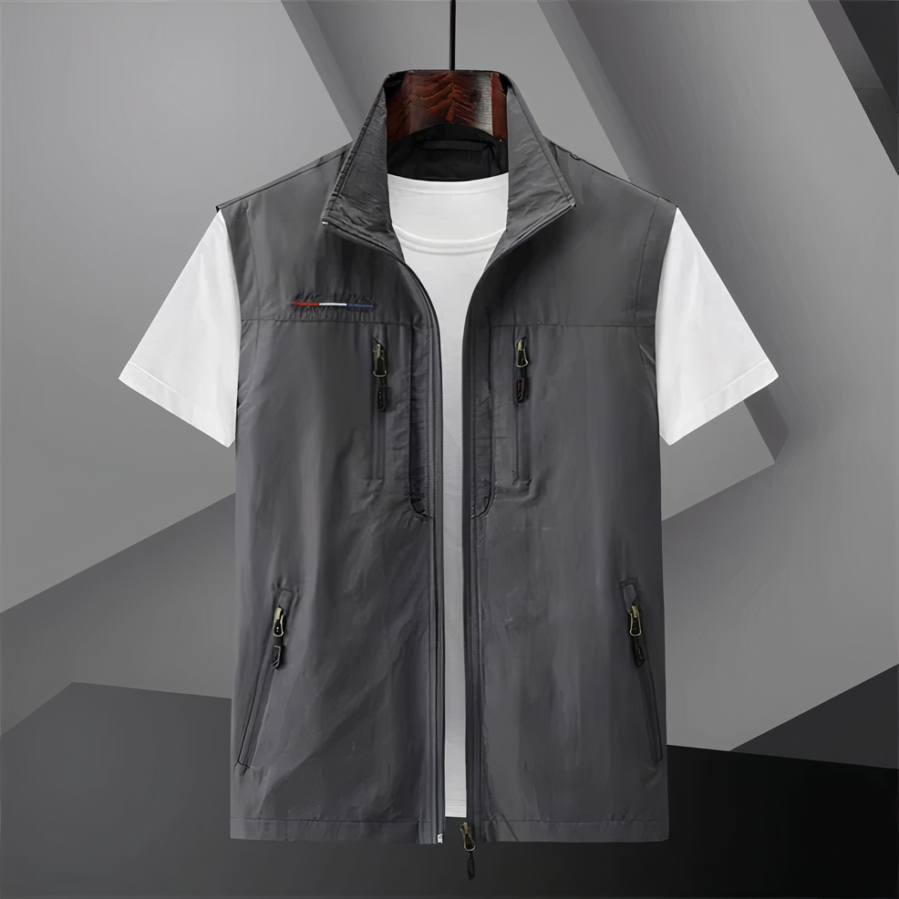 Maven - Trendy multi-pocket vest voor heren