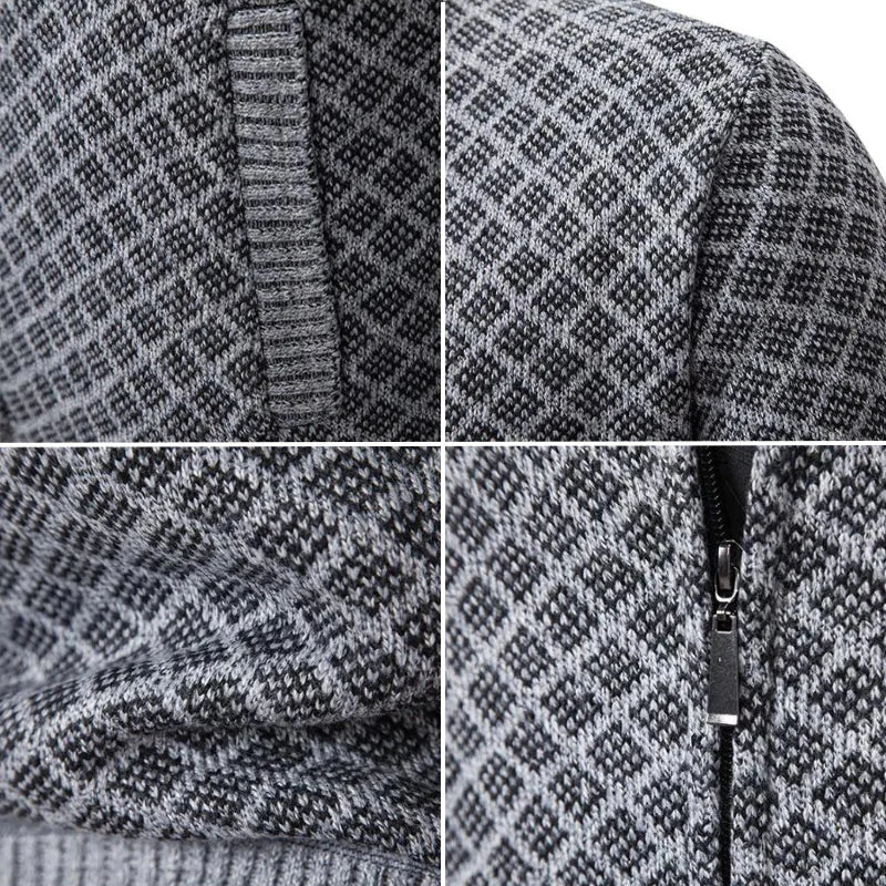 Gysbert - Stijlvolle en warme heren gebreide cardigan