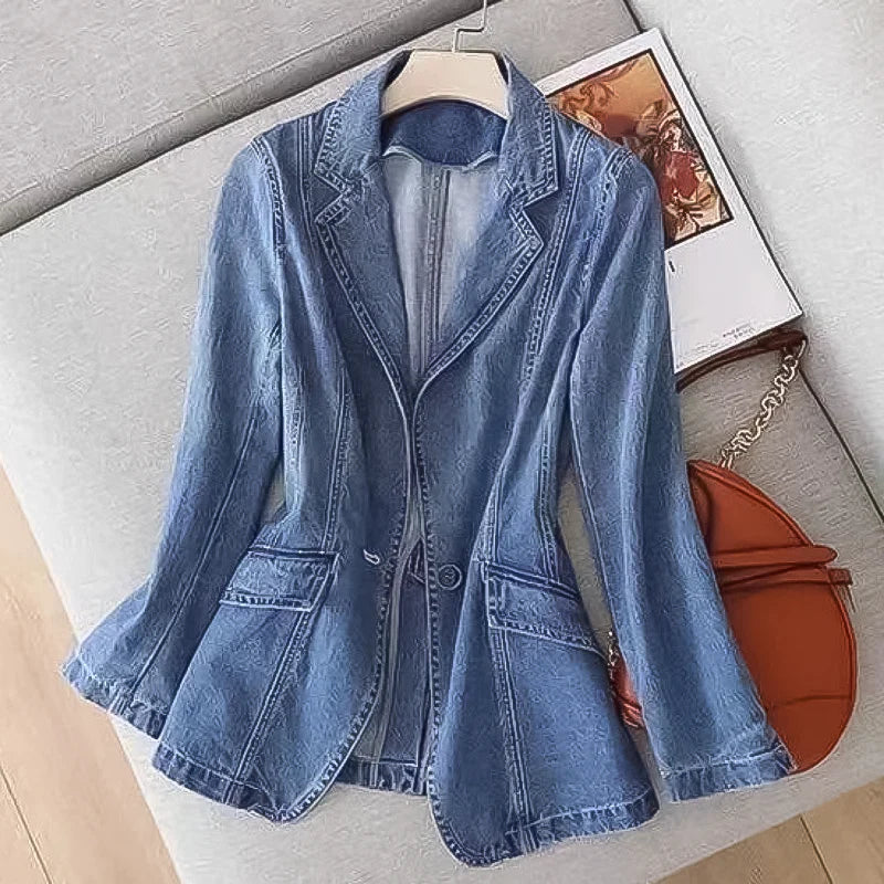 Novella - Stijlvolle denim blazer voor dames