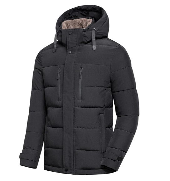 Nordvik - Warme Heren Winterjas met Afneembare Capuchon
