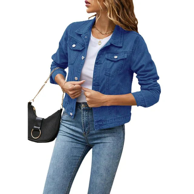 Kaila- Stijlvolle denim jack voor dames
