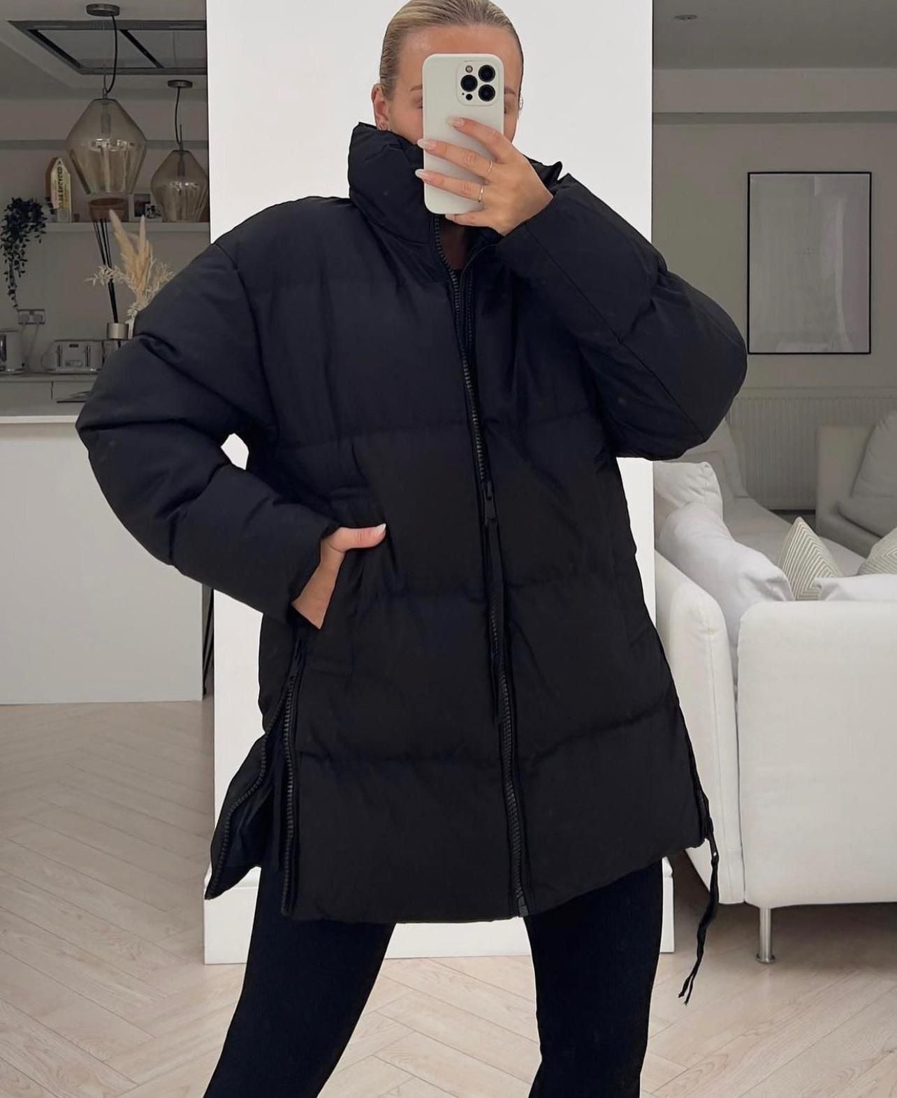 Neptune - Trendy jacke in zwart/groen