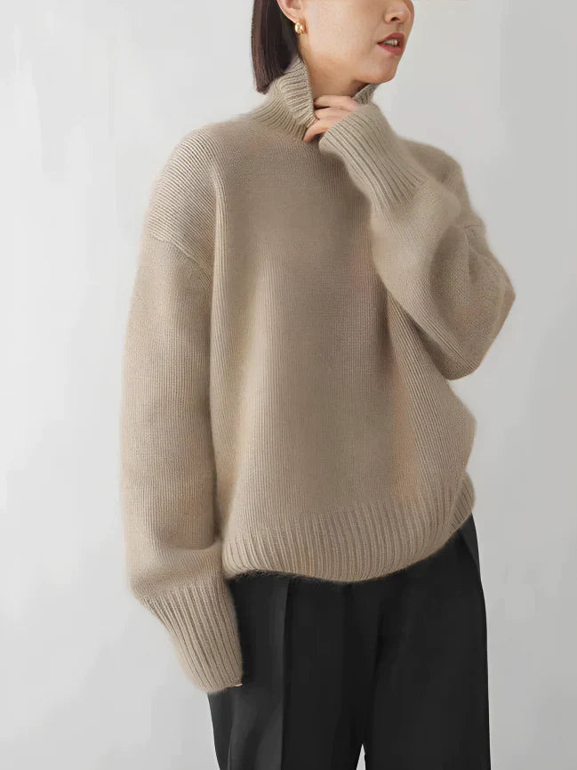 Goma - Stijlvolle rollneck pullover voor het voorjaar