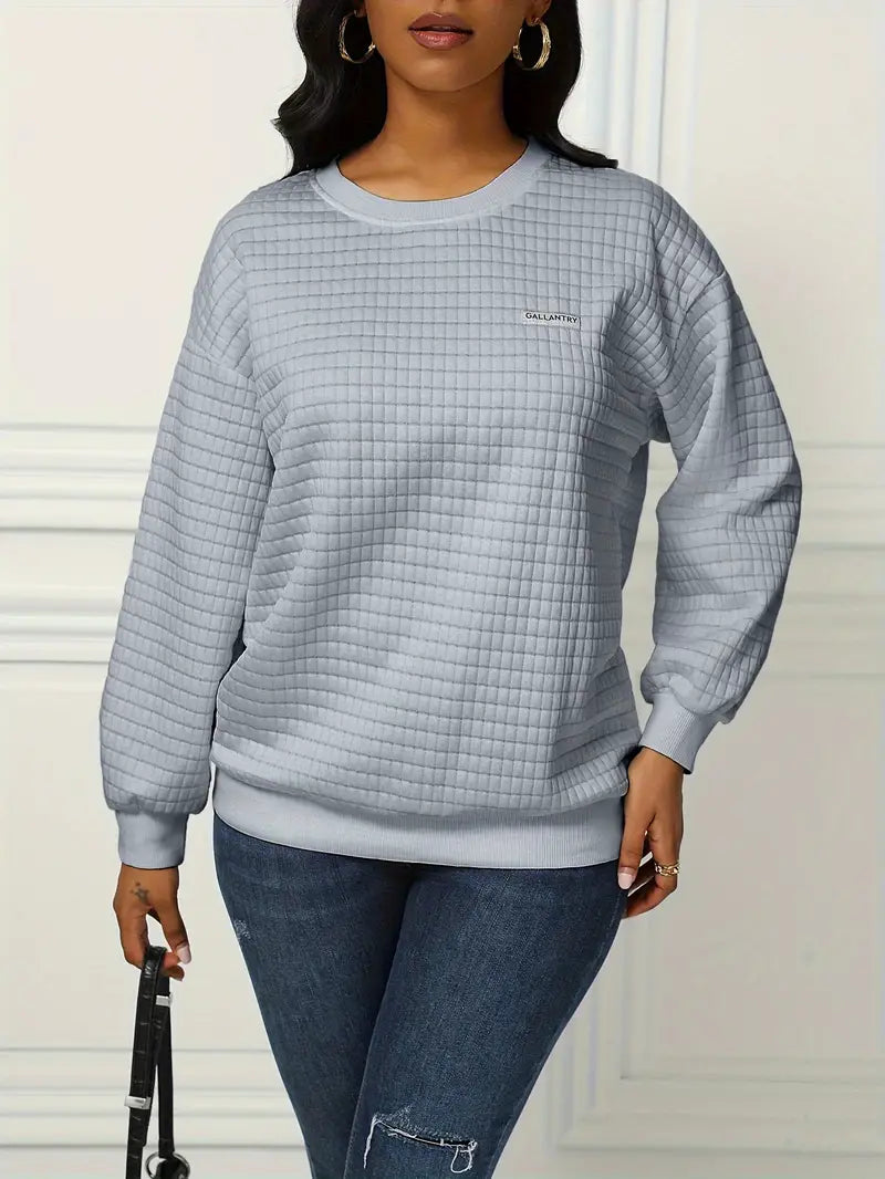 Galadriel - Stijlvolle en comfortabele wafelpullover voor dames