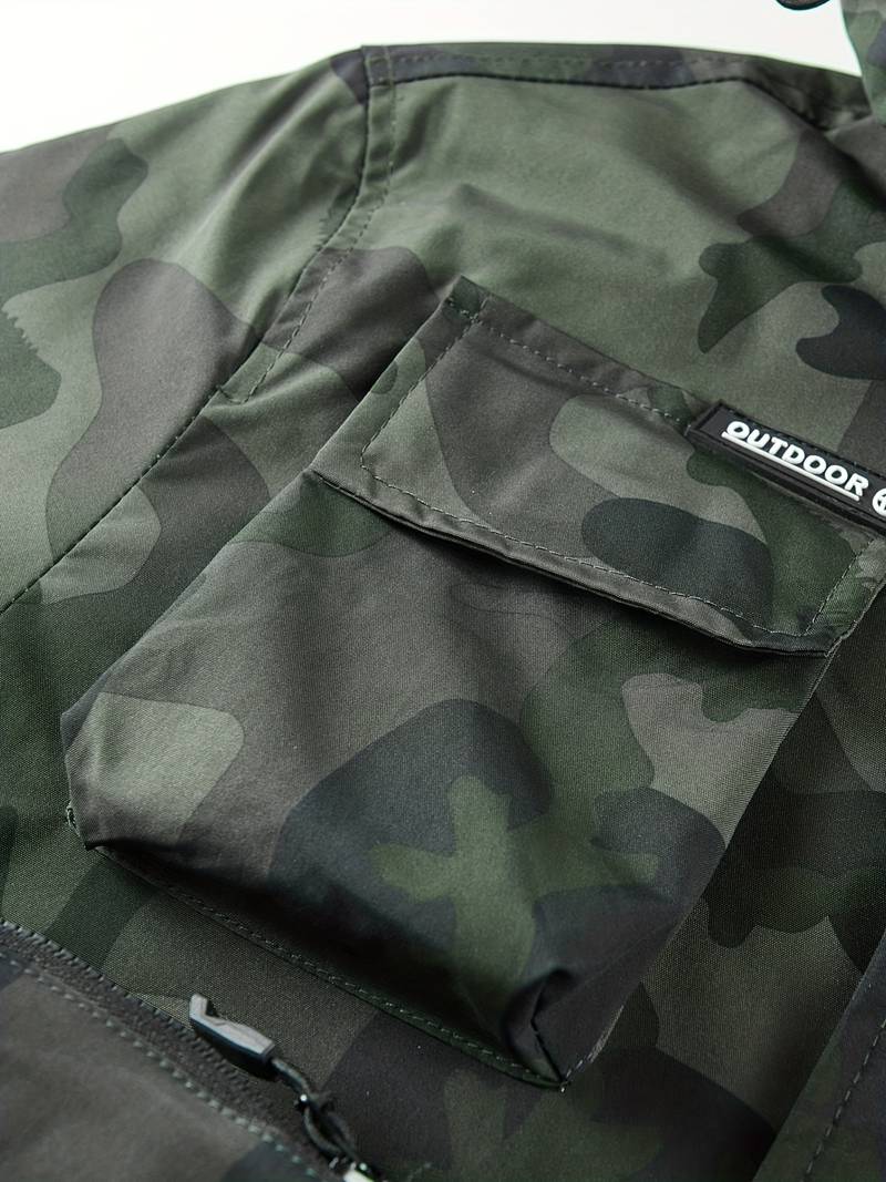 Maxton - Stoere camouflage cargojack voor heren