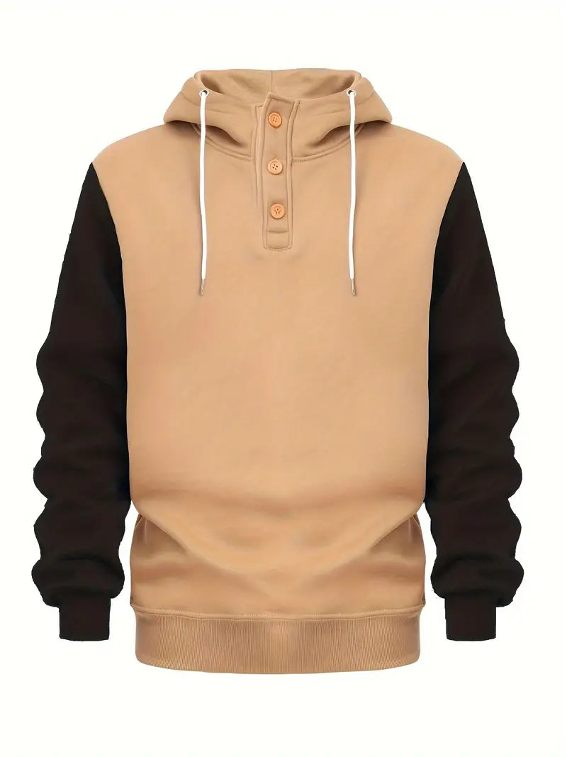 Benjamin - Casual Lange Mouw Hoodie voor Mannen