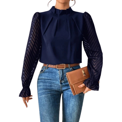 Alani | Dames Lange mouw Blouse | Elegant