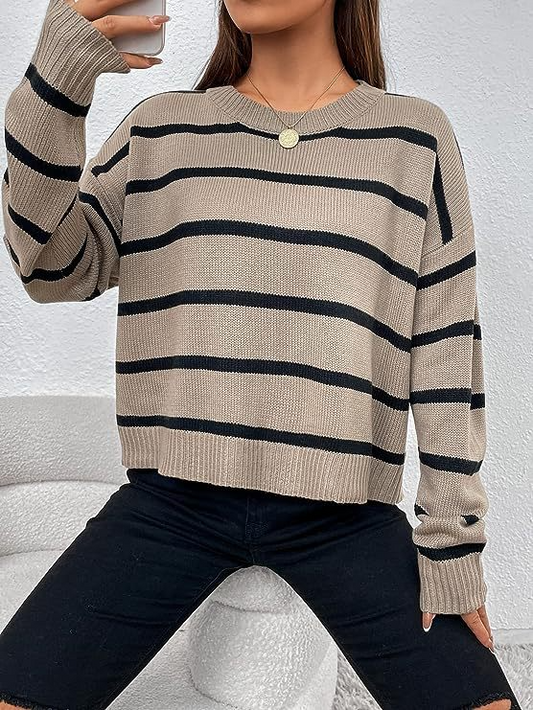 Greisy - Modieuze gestreepte pullover met een trendy look