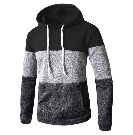 Roderick - Trendy kleurblok hoodie voor heren