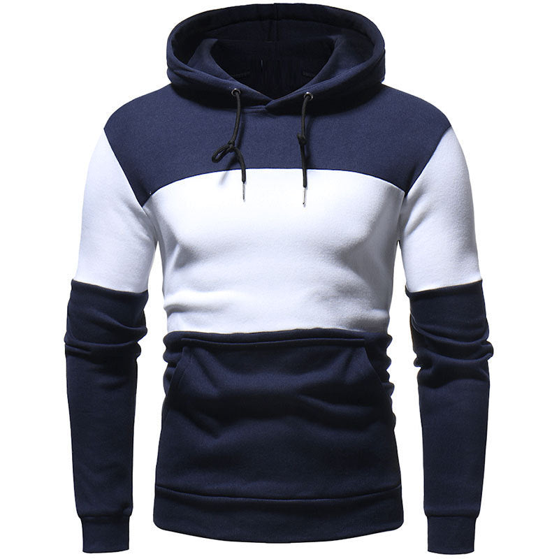 Wim - Trendy Kleurblok Hoodie voor Mannen