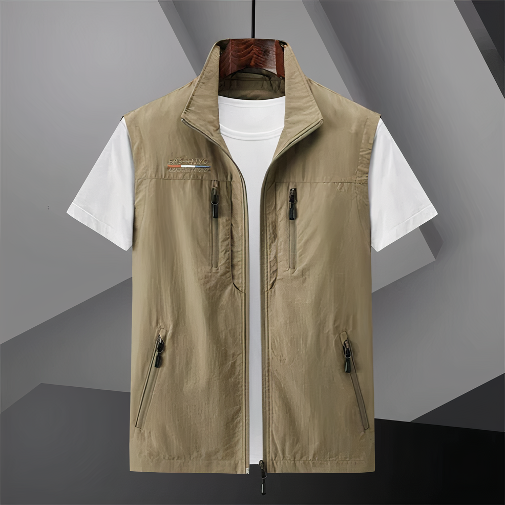 Maven - Trendy multi-pocket vest voor heren