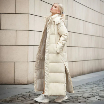 Sandra - Luxe Lange Winterjas voor Dames