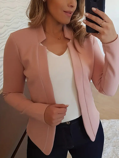 Jannie - Stijlvolle lange blazer voor het voorjaar