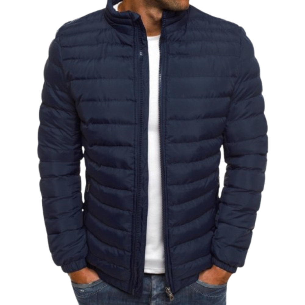 Dominick | Heren Warm Puffer Jasje | Rits Omhoog