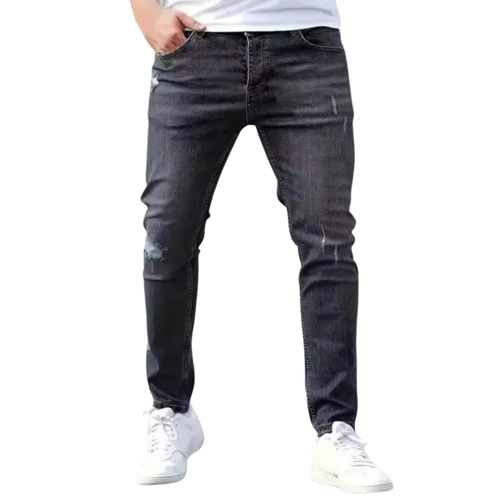 Isidro | Heren Lange Taille Broek | Denim