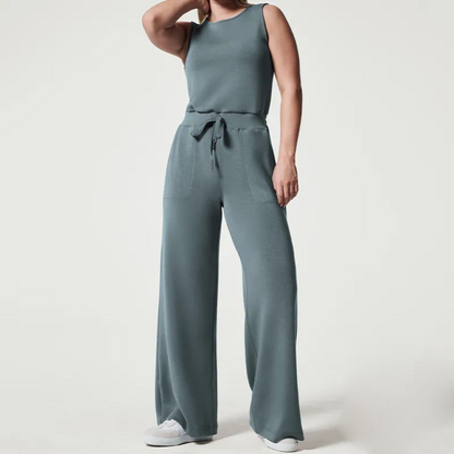 Aurora | Dames O-hals Mouwloos Jumpsuit