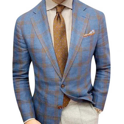 Liam | Heren Plaid Blazer | Lichtgewicht