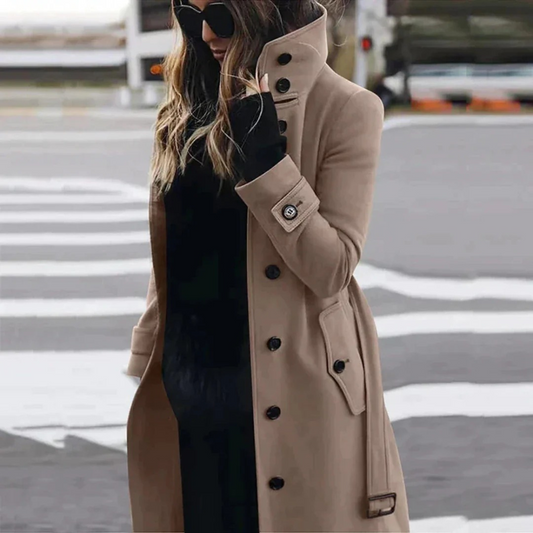 Jorget | Dames Lang Trench Jas | Winter