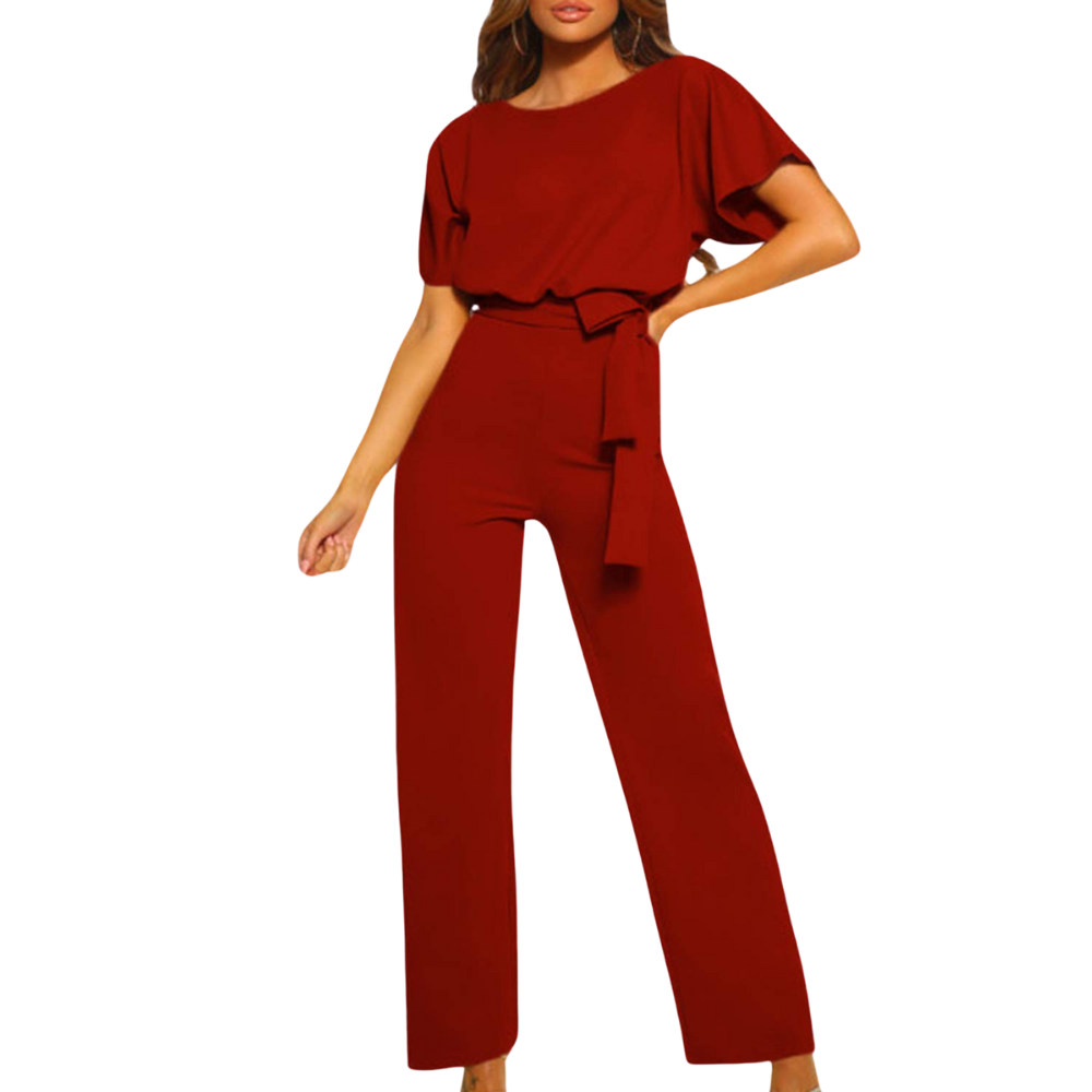 Dani | Dames Strikceintuur Jumpsuit