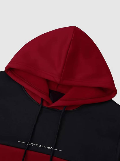 Blaze - Trendy Kleurblok Hoodie voor Heren