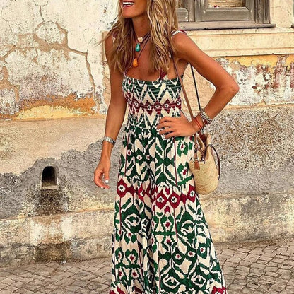 Adelheid - Speelse boho zomerjurk met stijl en comfort