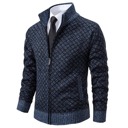 Felix - Stijlvolle jacquard cardigan voor een trendy look