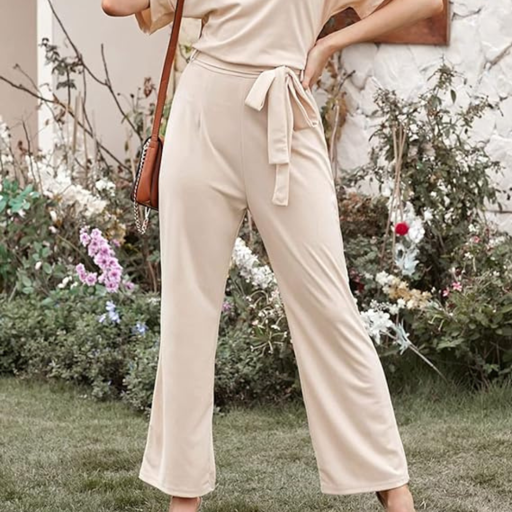 Dani | Dames Strikceintuur Jumpsuit