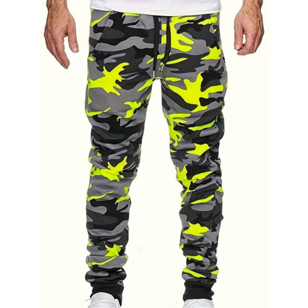 Marlon | Heren Gym Joggingbroek | Camouflage