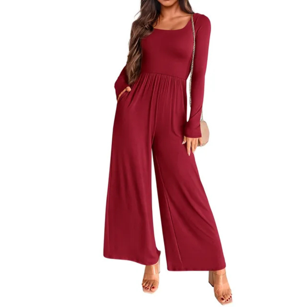 Dinah | Dames Lange Mouw Jumpsuit