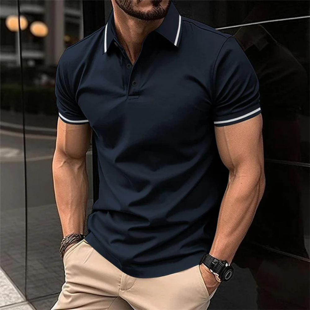 Brad | Heren Korte Mouw Polo Shirt | Casual