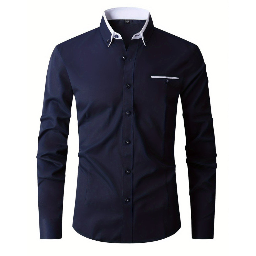 Charles | Heren Casual Lange mouw Shirt