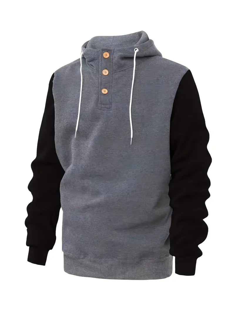 Benjamin - Casual Lange Mouw Hoodie voor Mannen