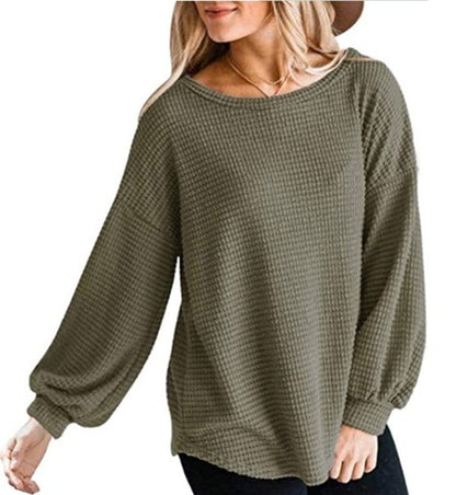 Galadriel - Stijlvolle en comfortabele wafelpullover voor dames