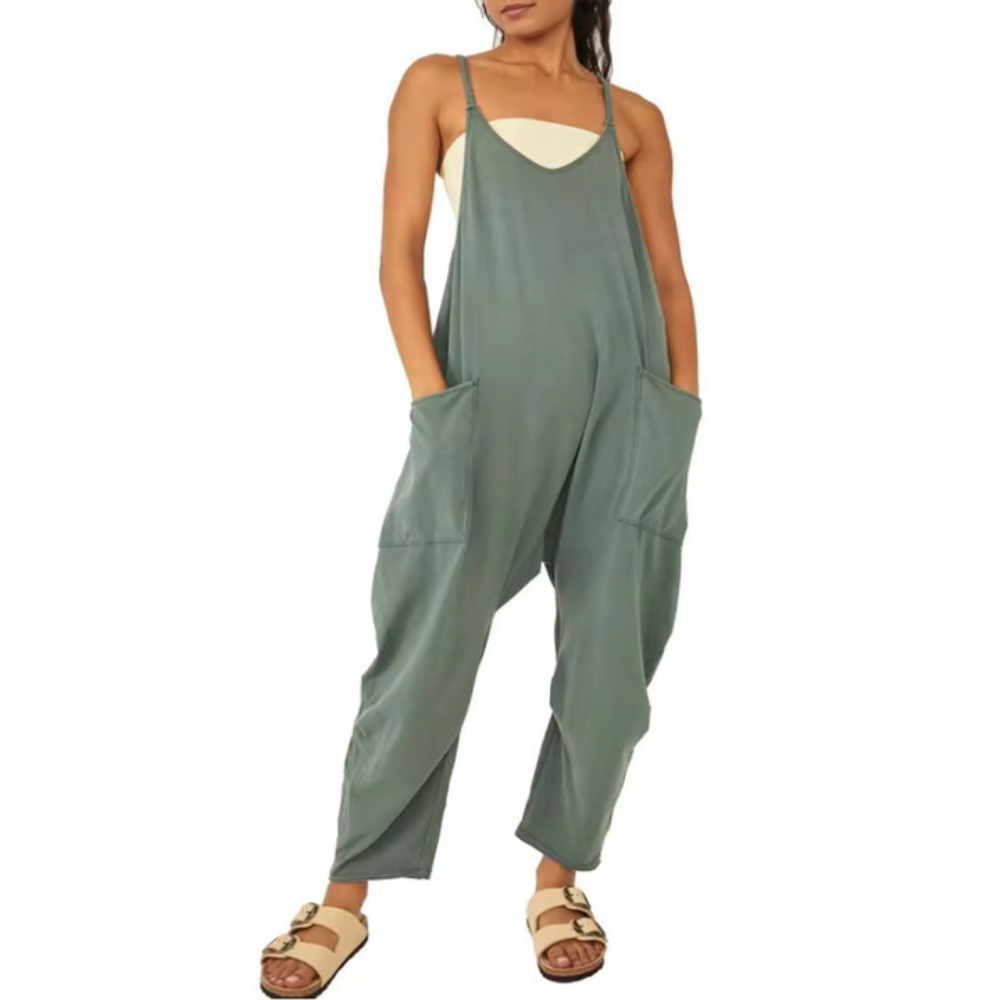 Camela | Dames Casual Met Grote Zak Jumpsuit