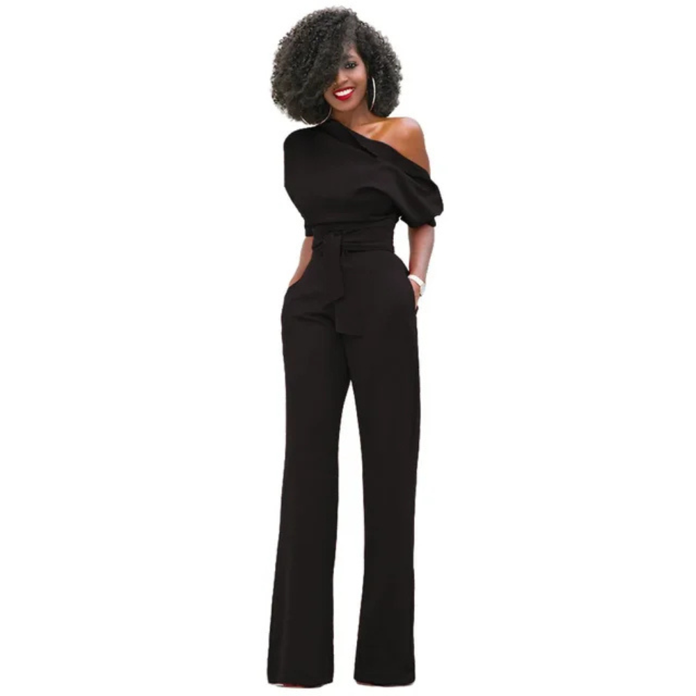 Marian | Dames Schoudervrij Jumpsuit