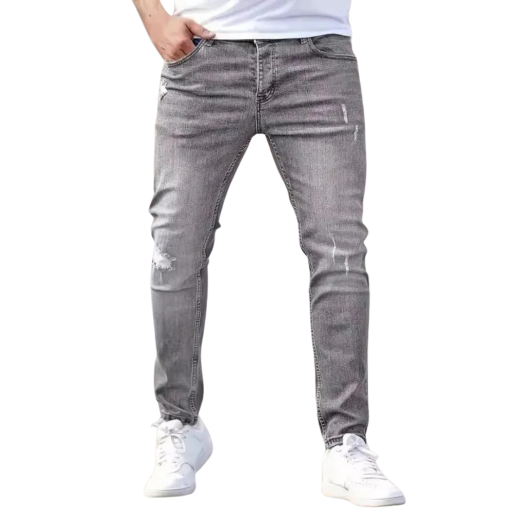 Isidro | Heren Lange Taille Broek | Denim