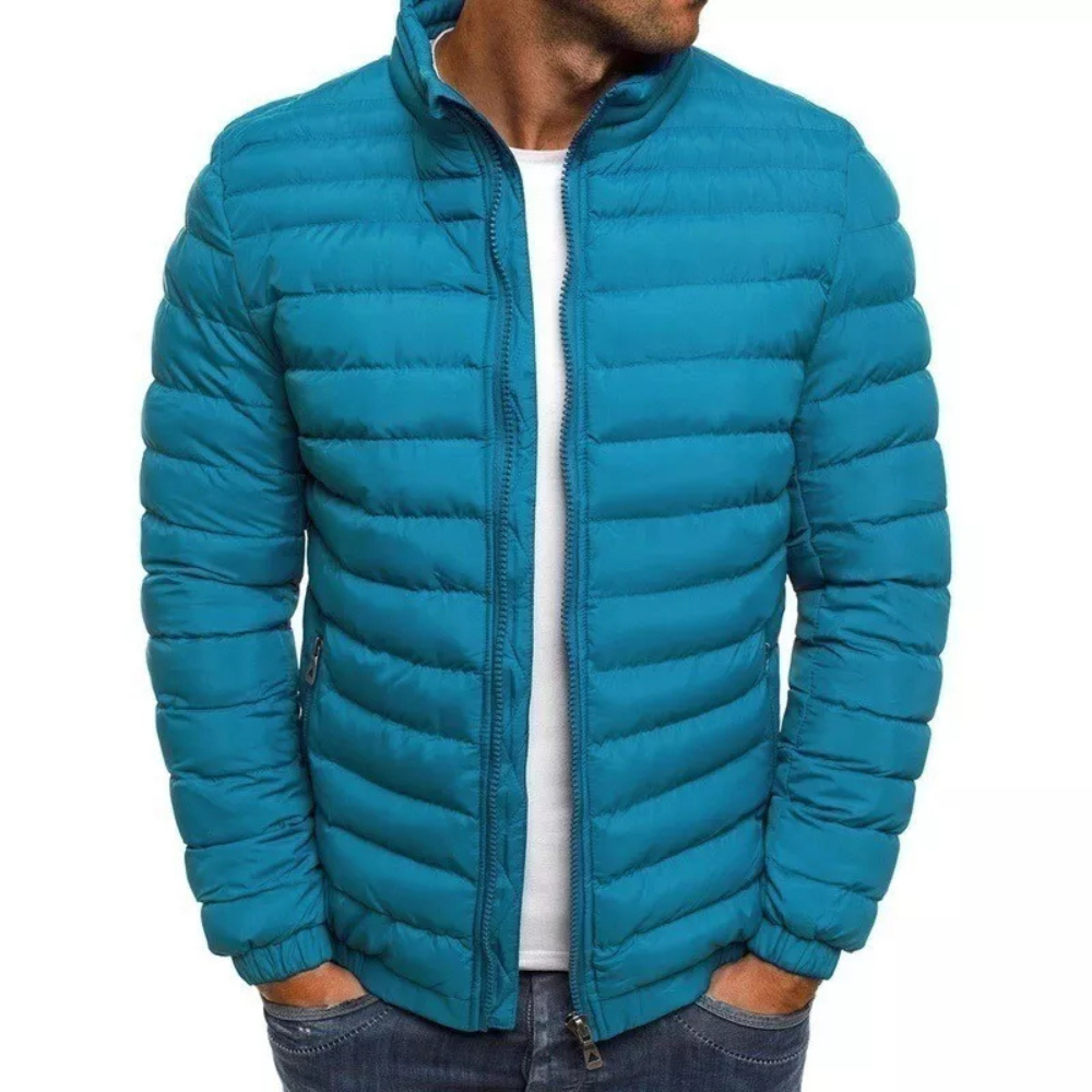 Dominick | Heren Warm Puffer Jasje | Rits Omhoog