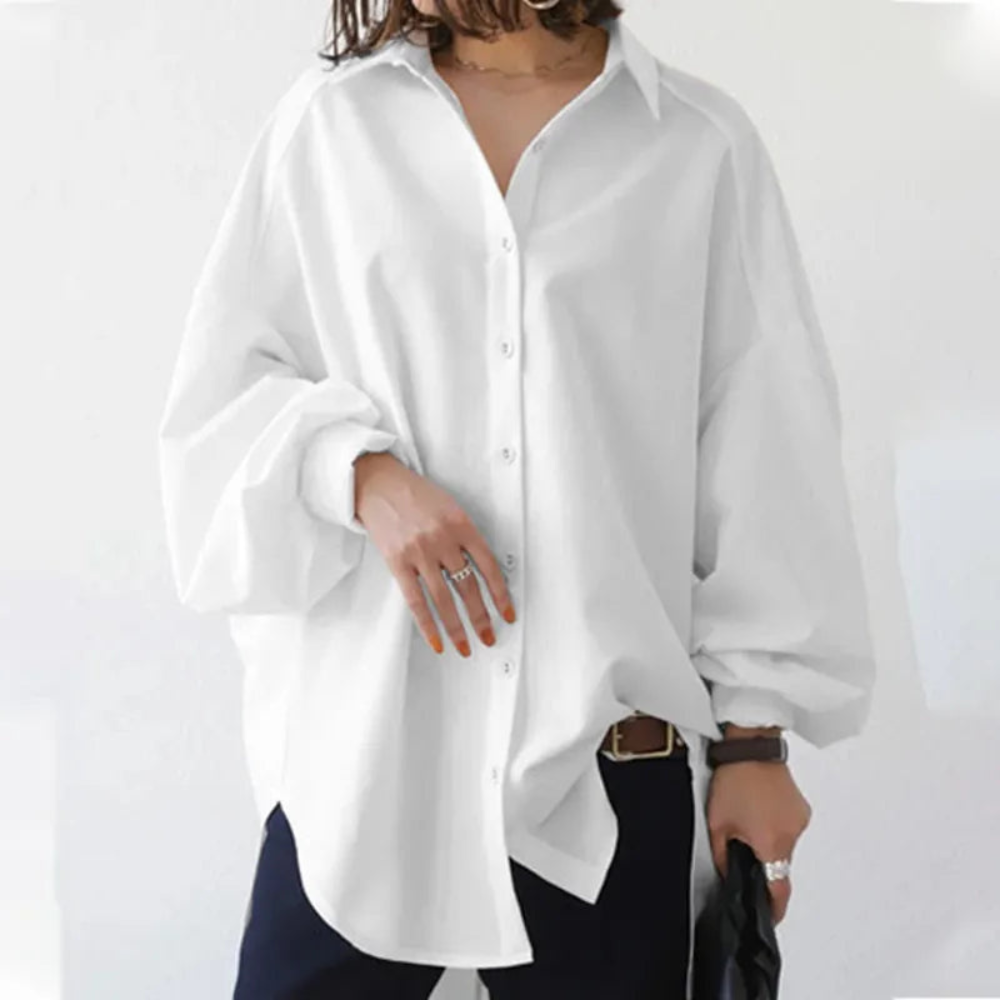 Zoe | Dames Lange mouw Shirt | Extra grote