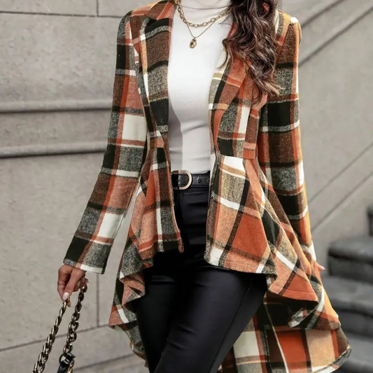 Lainey | Dames Plaid Blazer | Spring