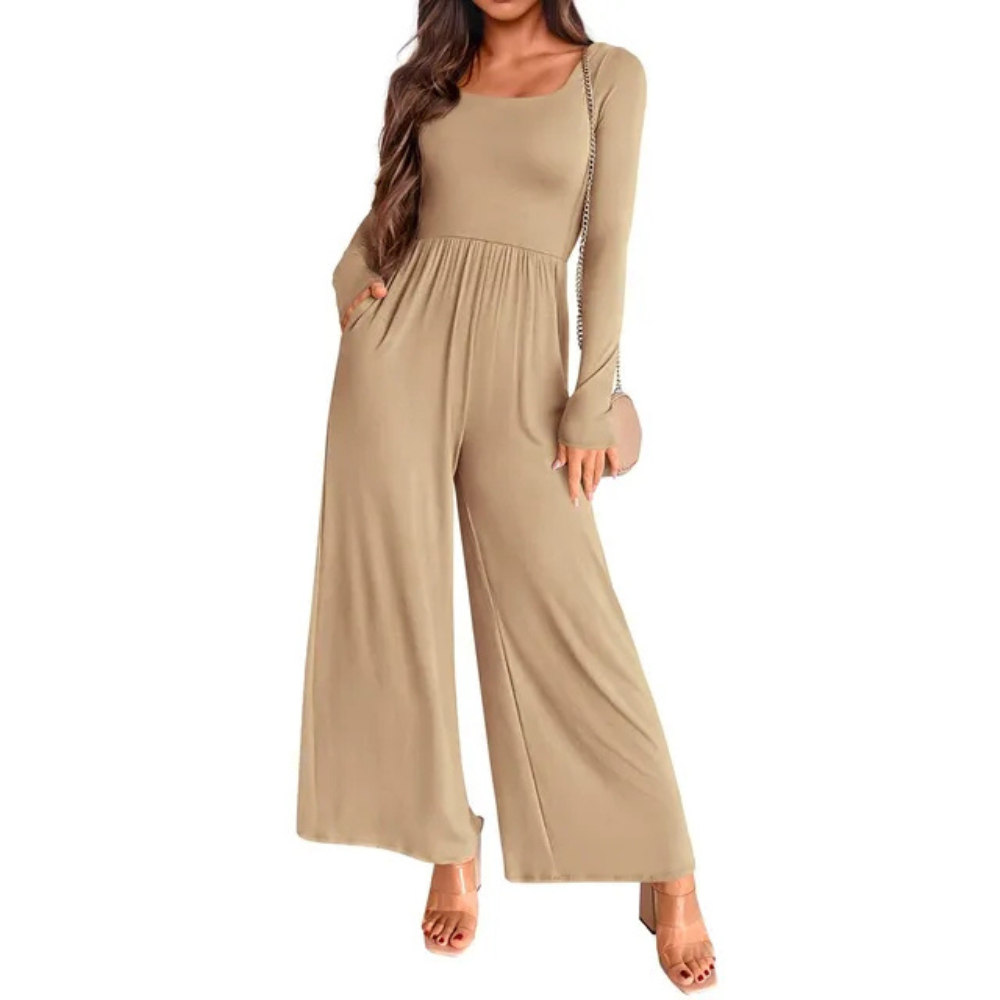 Dinah | Dames Lange Mouw Jumpsuit